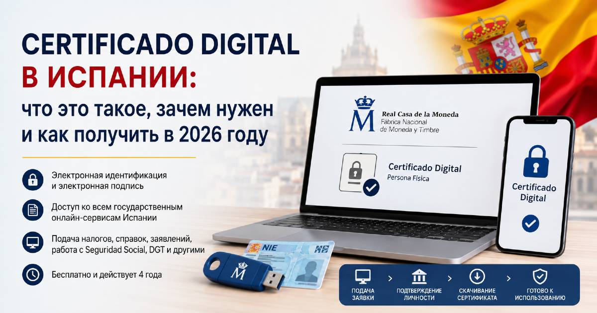 Certificado Digital в Испании: что это такое, зачем нужен и как получить
