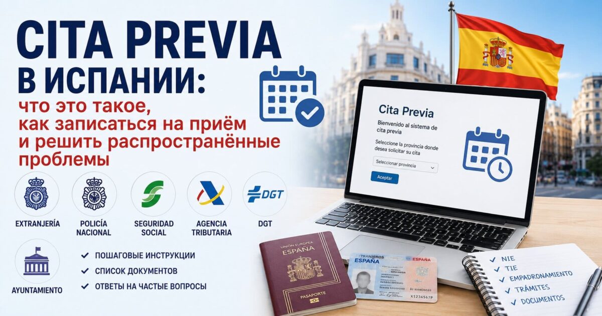 Cita Previa в Испании: что это такое, как записаться на приём