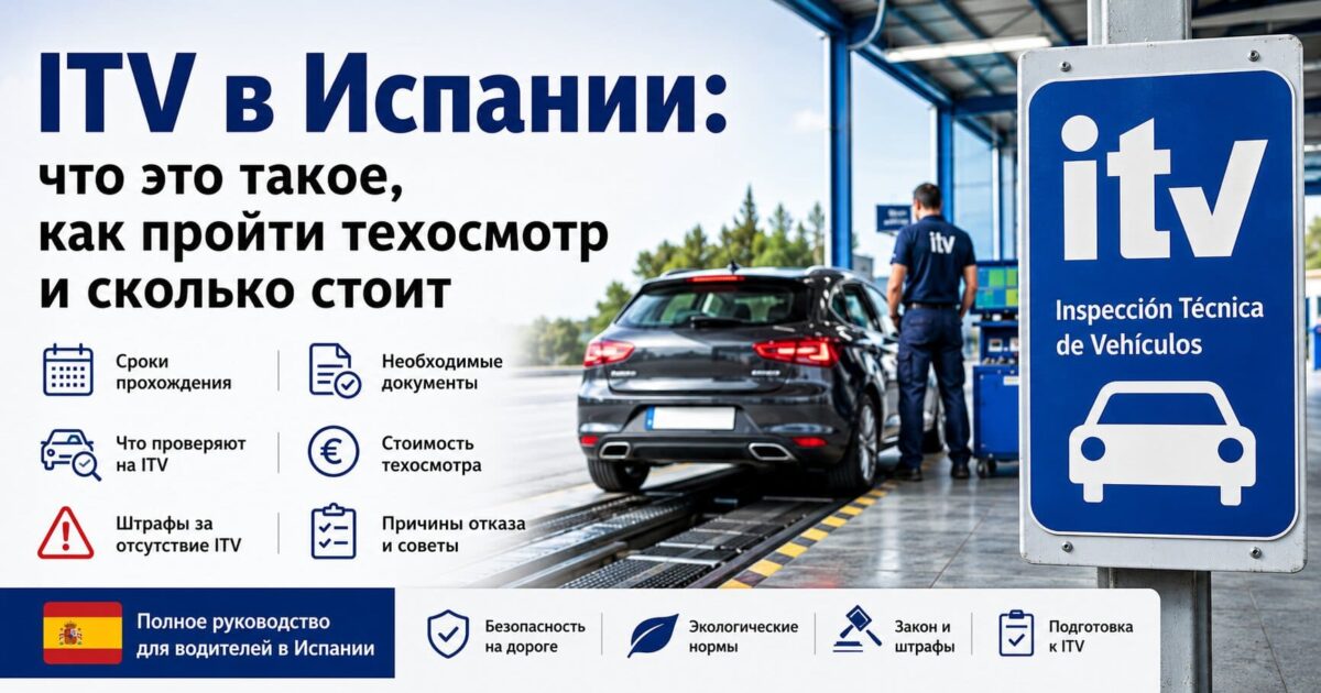 ITV в Испании: что это такое, как пройти техосмотр и сколько это стоит